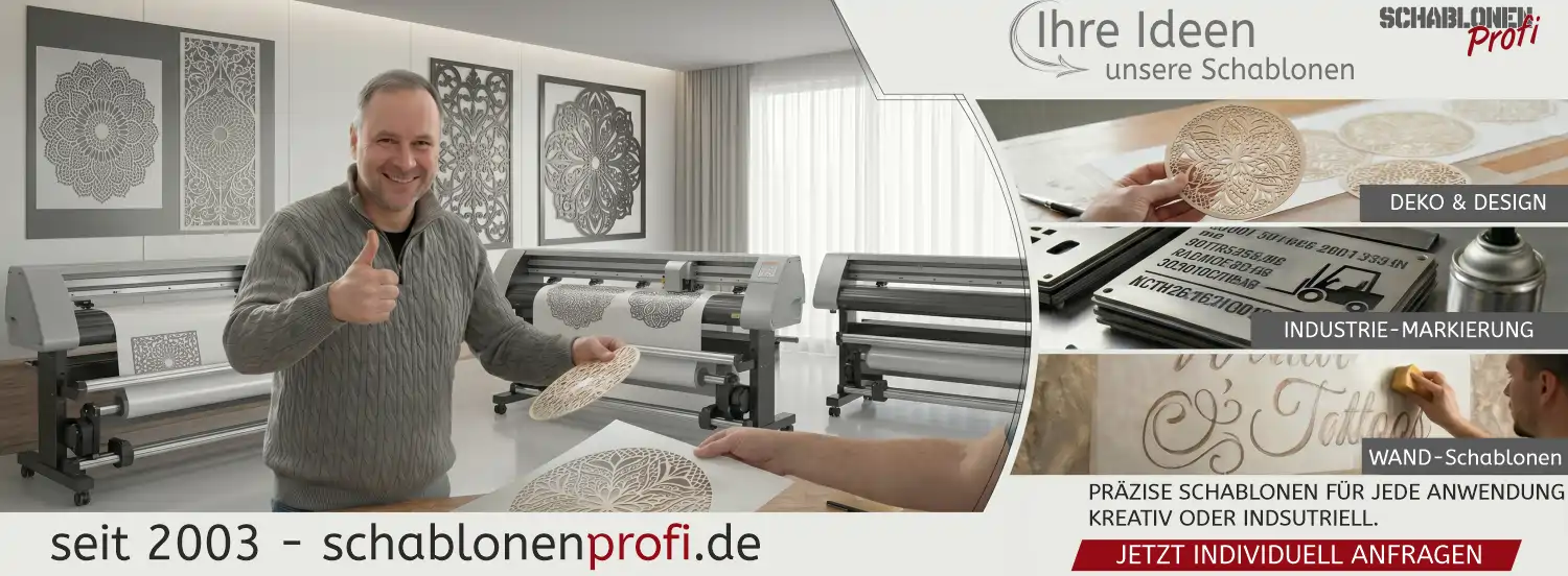 Ihre Ideen unsere Schablonen - SAchablonenProfi Ihre Ideen unsere Schablonen - SchablonenProfi