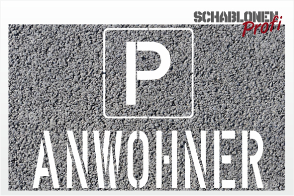 P-ANWOHNER_Parkplatzschablone_209_by-SchablonenProfi