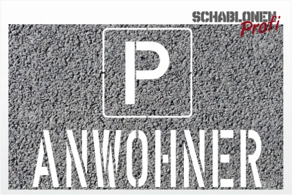 P-ANWOHNER_Parkplatzschablone_209_by-SchablonenProfi