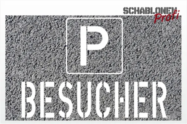 P-BESUCHER_Parkplatzschablone_210_by-SchablonenProfi