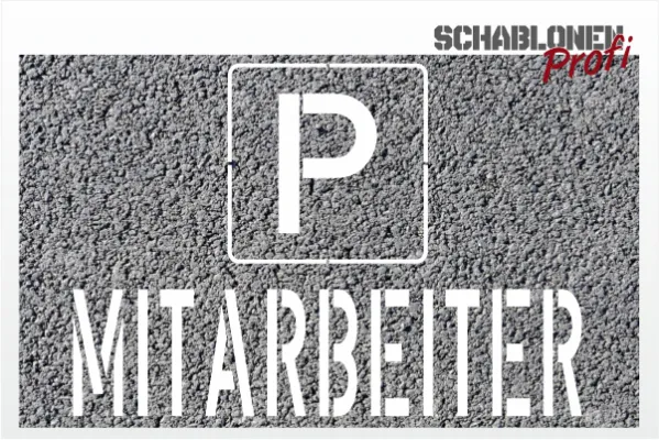 P-MITARBEITER_Parkplatzschablone_222_by-SchablonenProfi