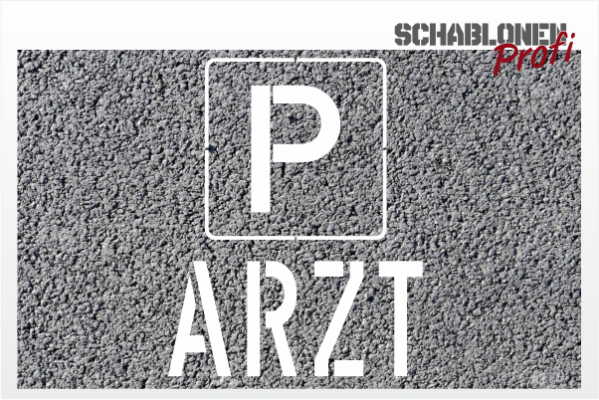 P-ARZT_Parkplatzschablone_211_by-SchablonenProfi