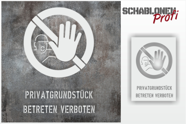 Privatgrundstück-Betreten-Verboten-Schablone-1197-by-SchablonenProfi